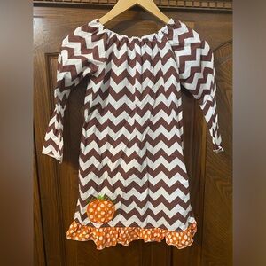 Lolly Wolly Doodle Pumpkin Dress